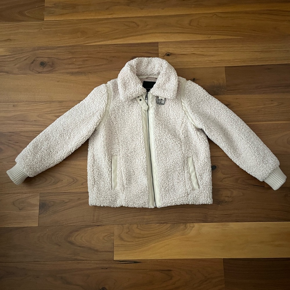 LAST CHANCE - Banana Republic Faux Shearling Moto Jacket